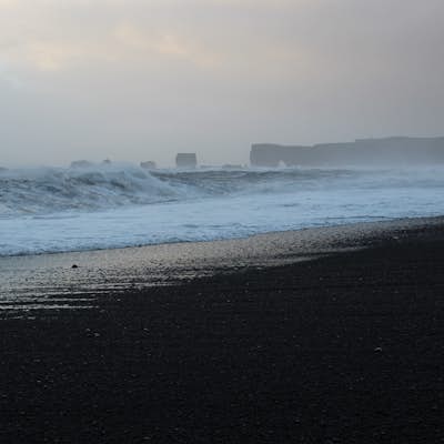 Drive and Hike to the Black Sand Beaches of Vik