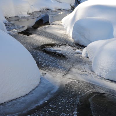 Snowshoe around Mesa Lakes