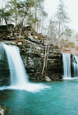 Richland Falls and Twin Falls of Richland Creek