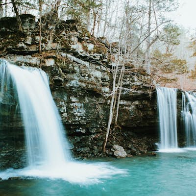 Hike to Richland Falls and Twin Falls of Richland Creek