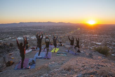 Practice Yoga atop Piestewa Peak