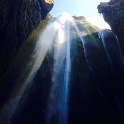 Explore Gljúfrabúi Waterfall
