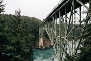 Photograph the Deception Pass Bridge