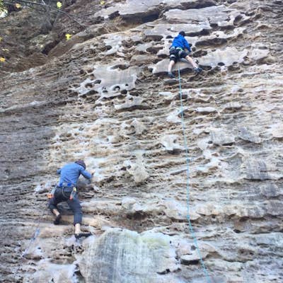 Rock Climb Tectonic Wall in Muir Valley