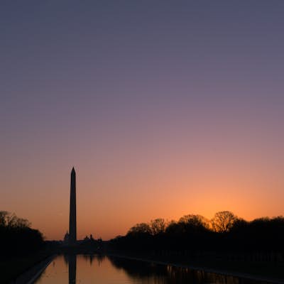 Photograph Sunrise at the Lincoln Memorial