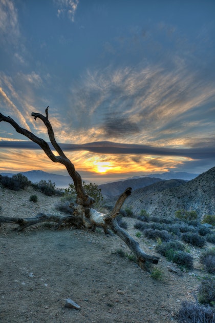 Catch a Sunset at Keys View in Joshua Tree NP, Desert Hot Springs