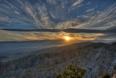 Catch a Sunset at Keys View in Joshua Tree NP