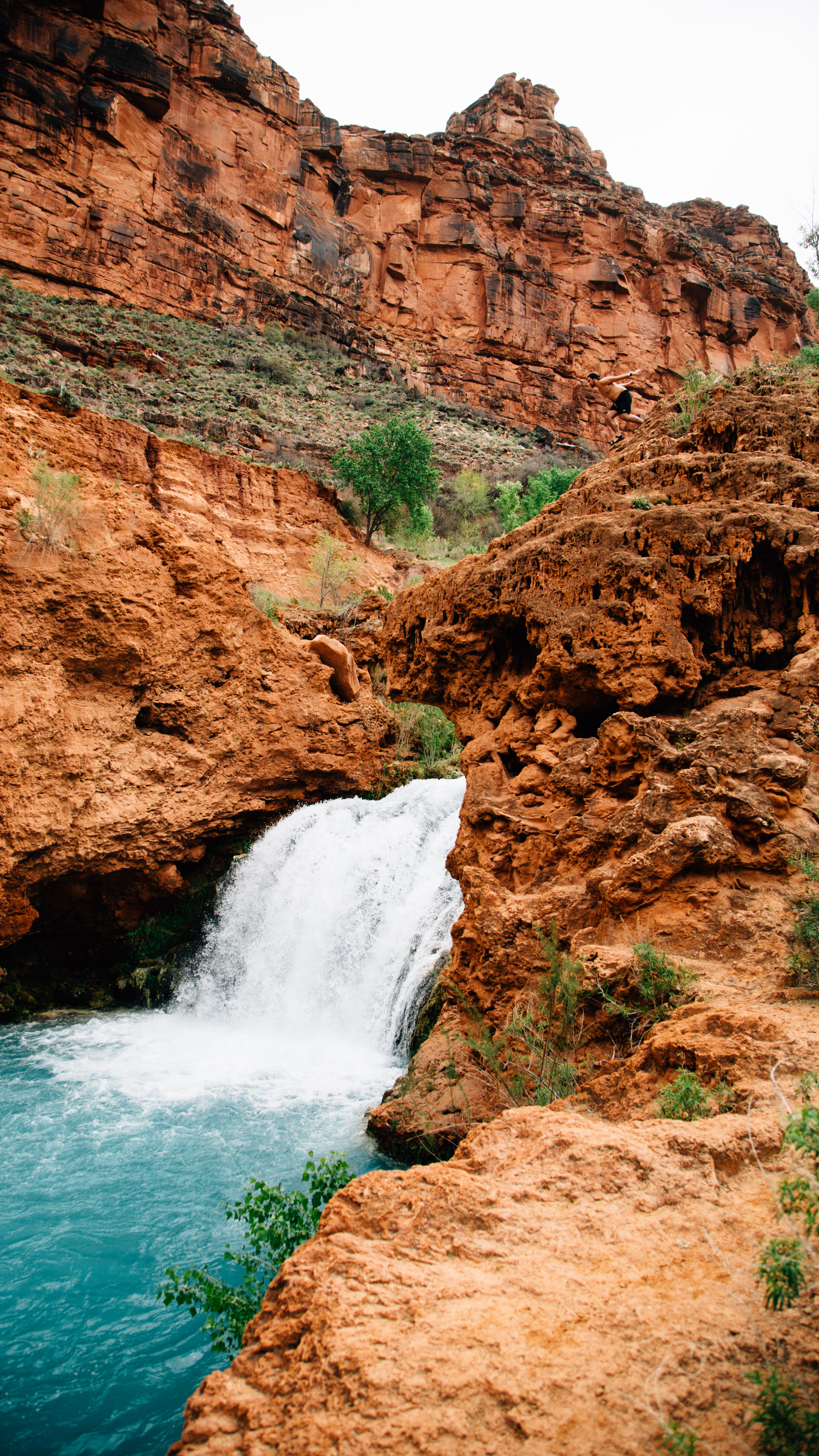 Hidden Falls in the Havasupai Reservation