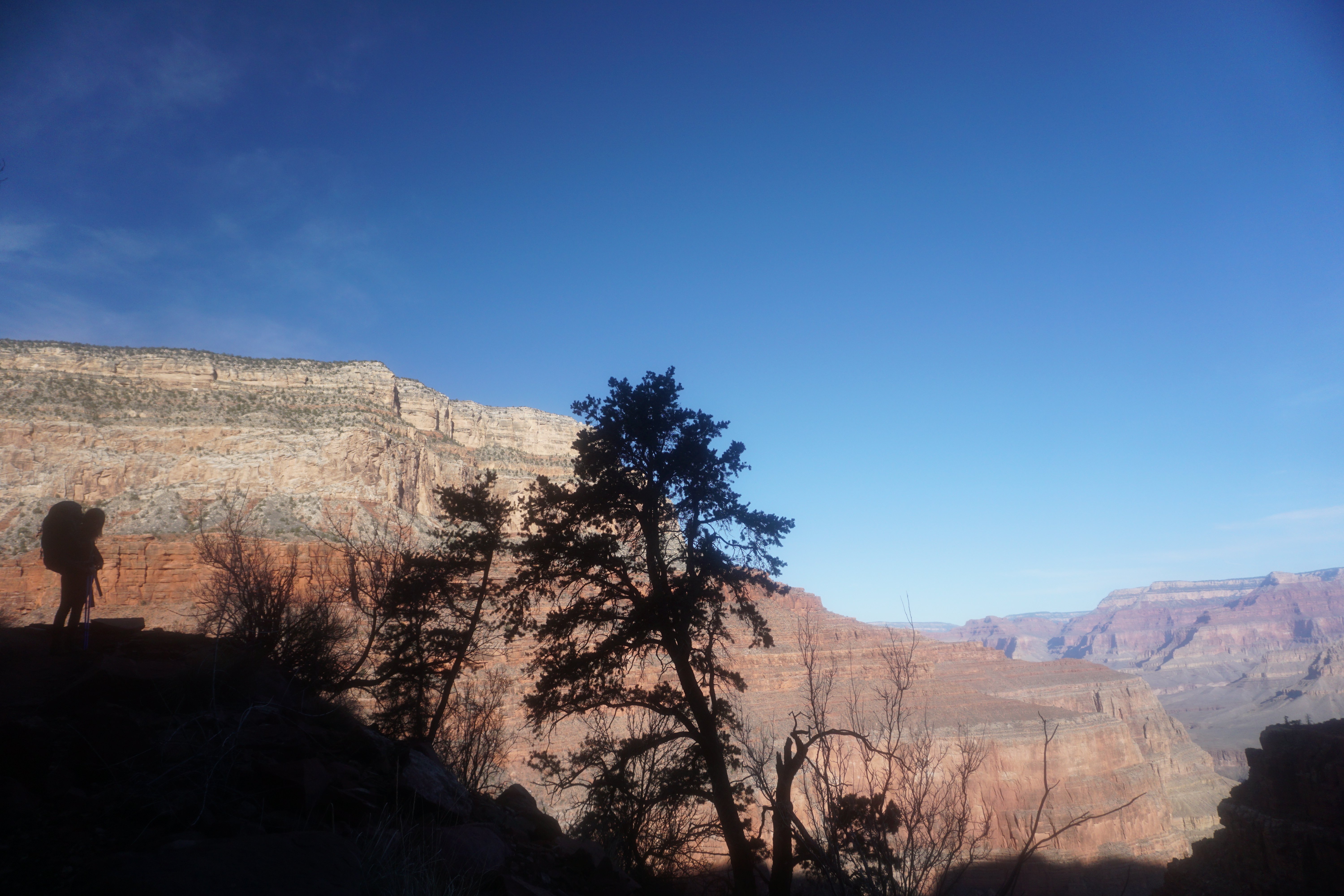 Backpack Hermit Trail into the Grand Canyon