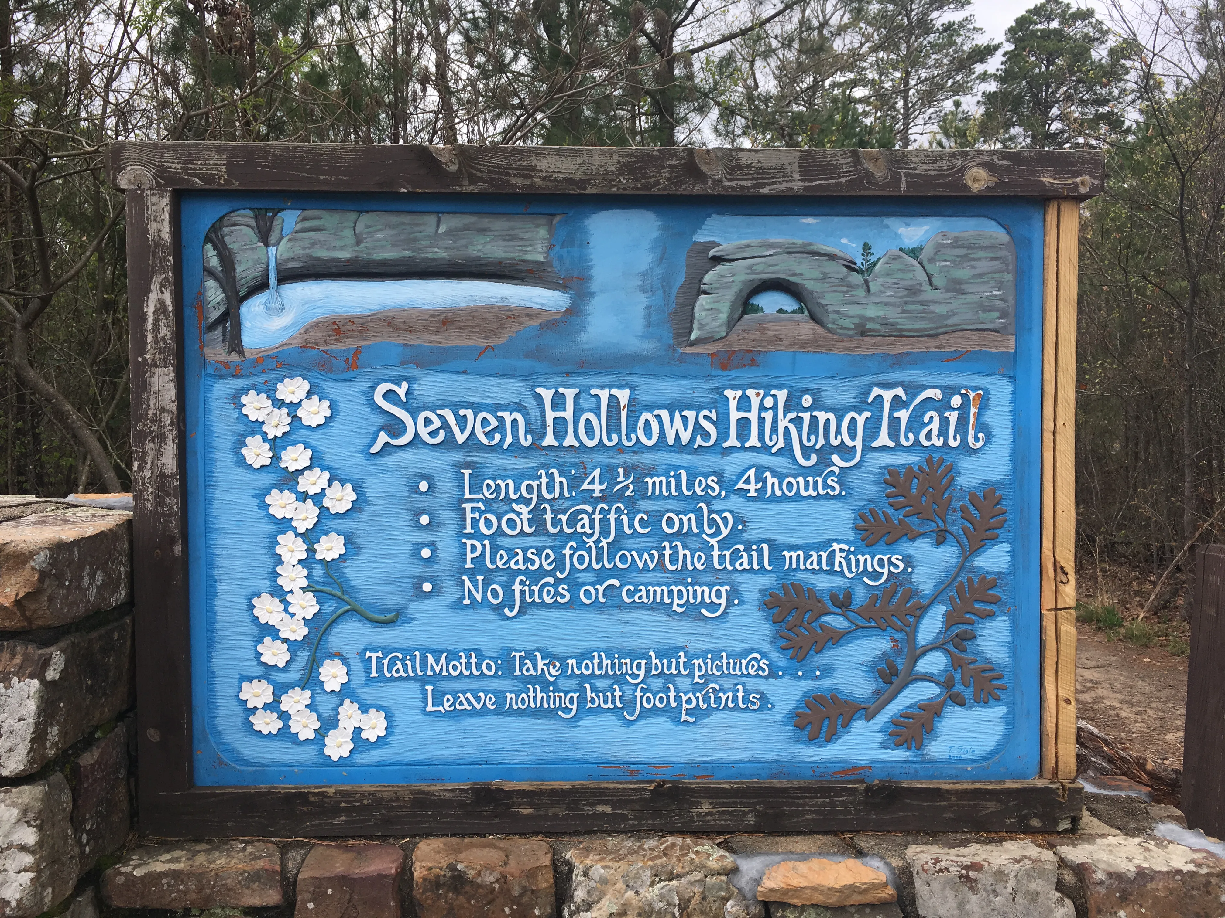 Hike the Seven Hollows Trail at Petit Jean SP