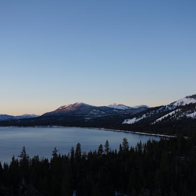 Hike to Eagle Rock over Lake Tahoe