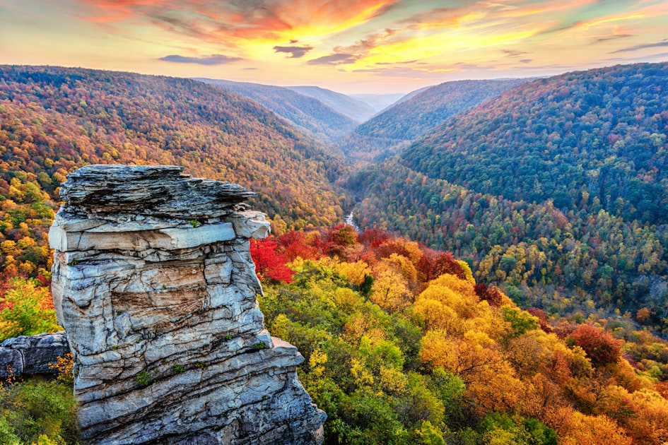 Camp at Blackwater Falls State Park, West Virginia