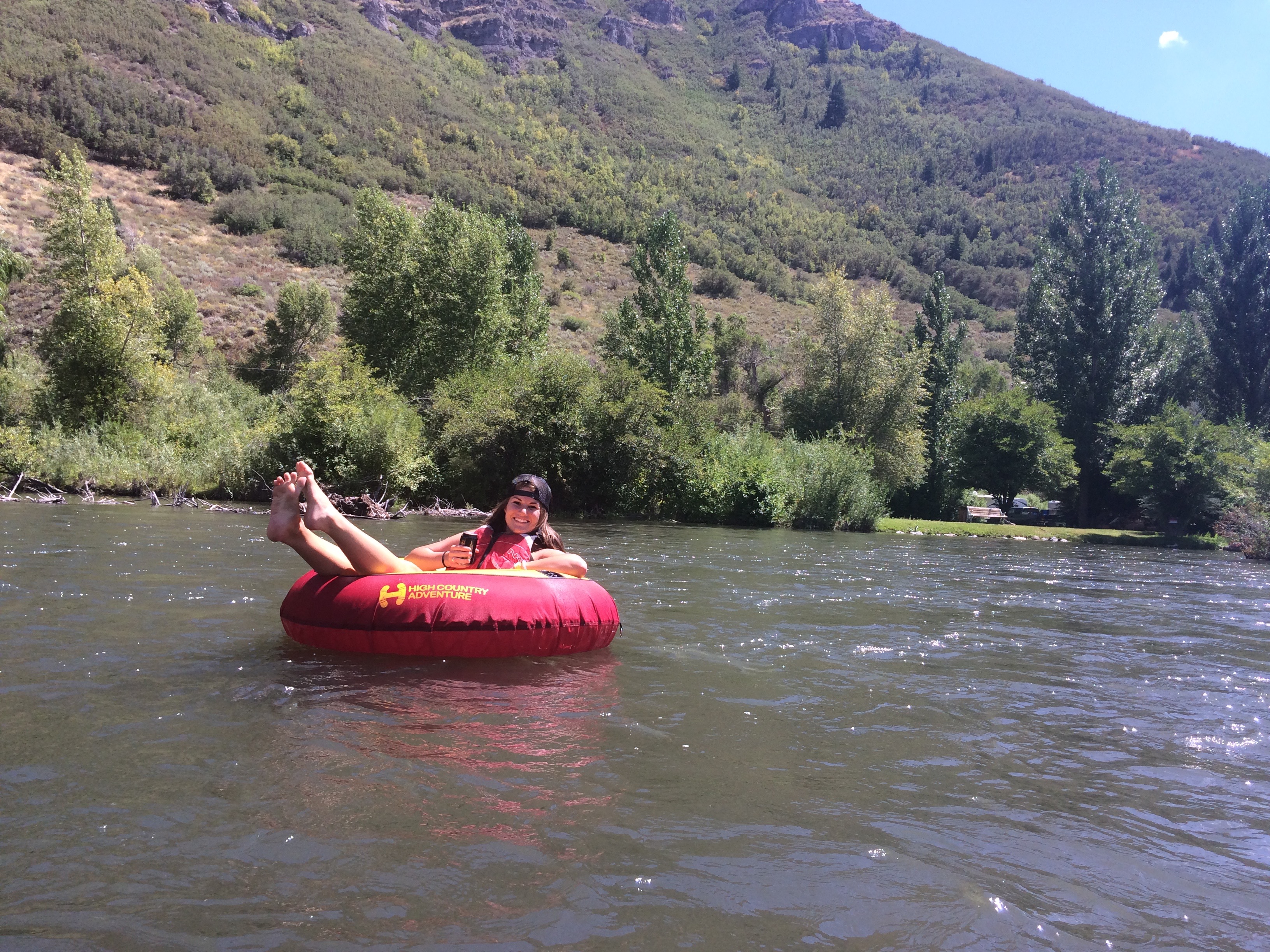 Floating the Provo River, Provo, Utah