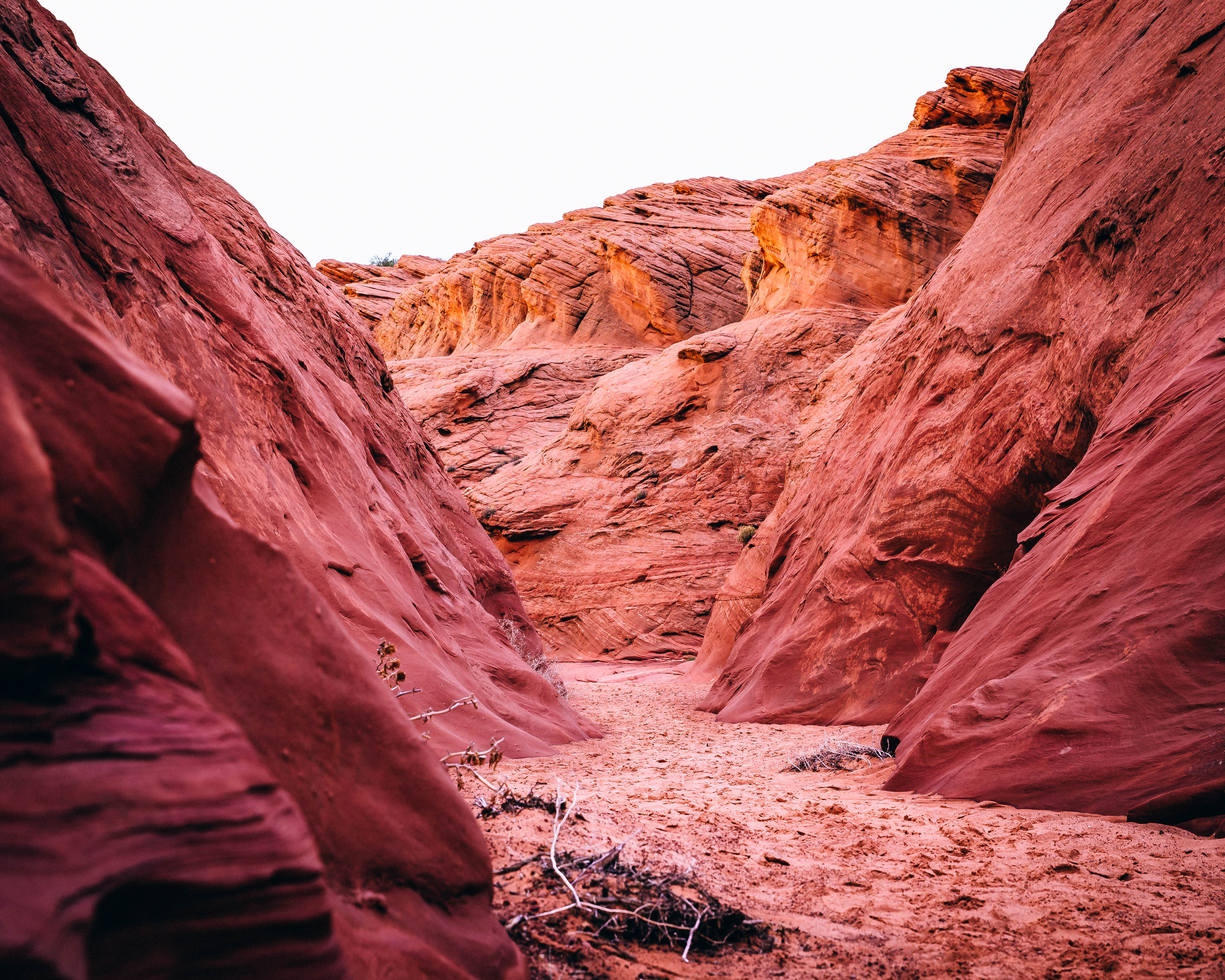 Hike through Upper Waterholes Canyon