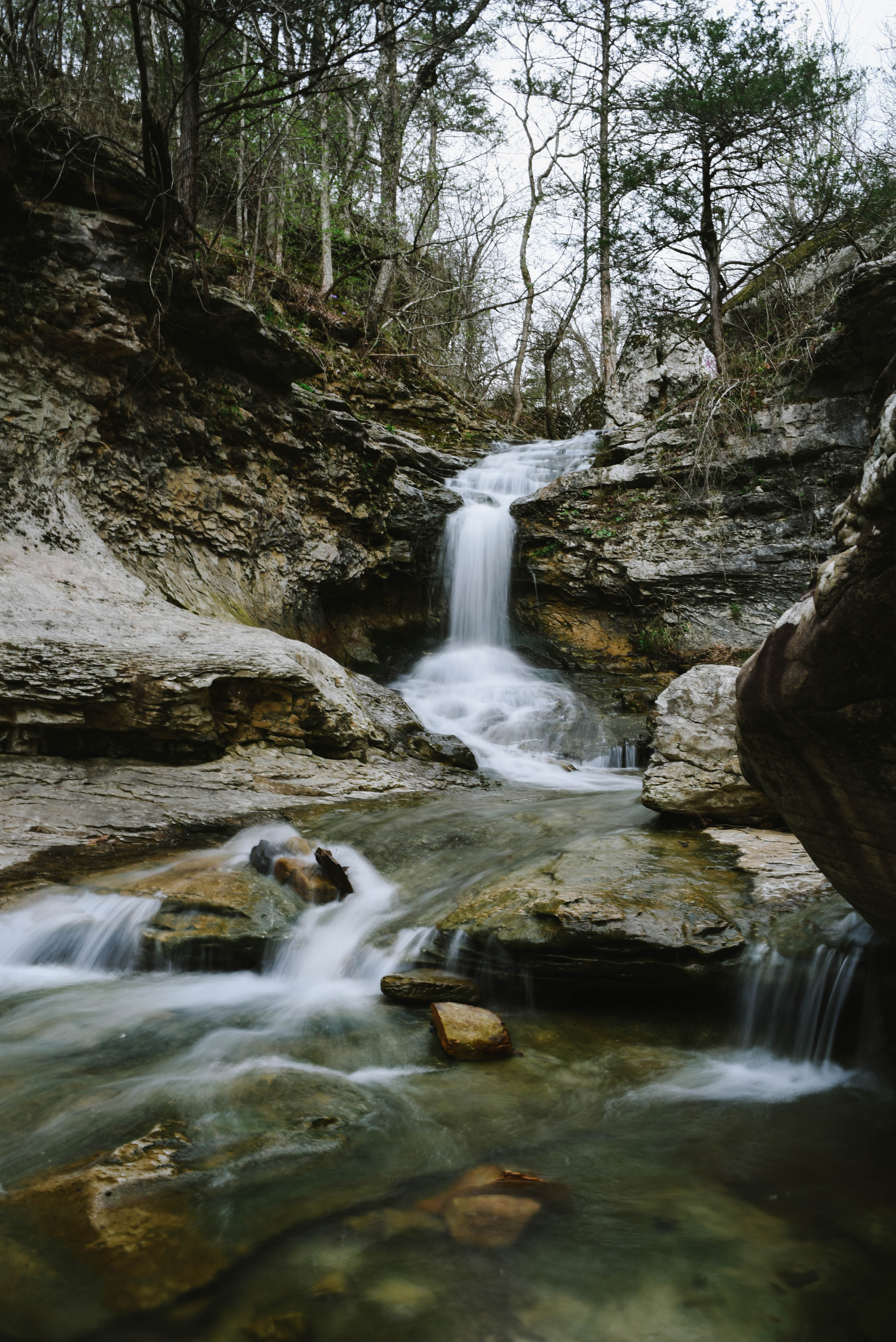 Paige Falls and Broadwater Hollow Falls