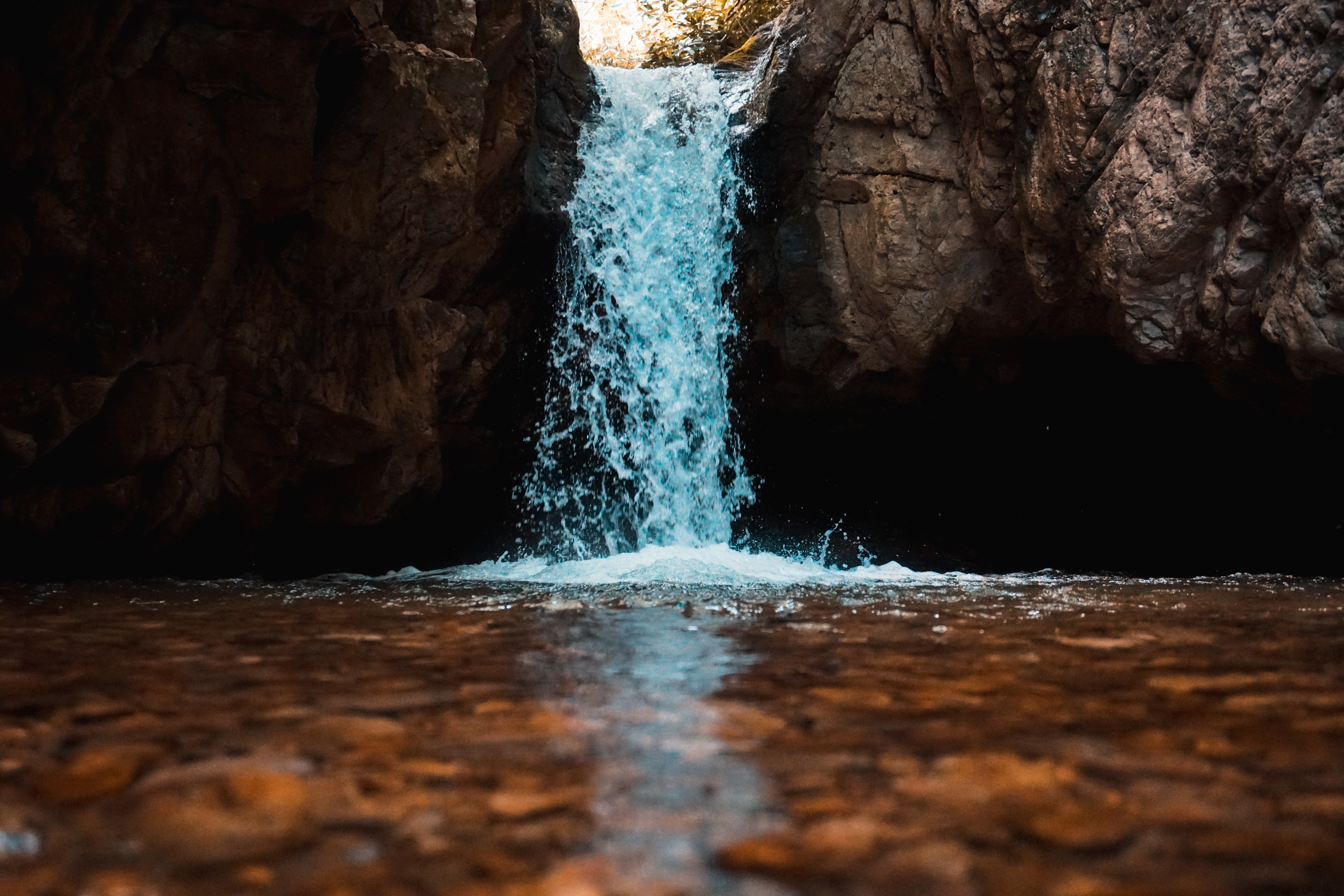 Climb at Blue Hole Falls