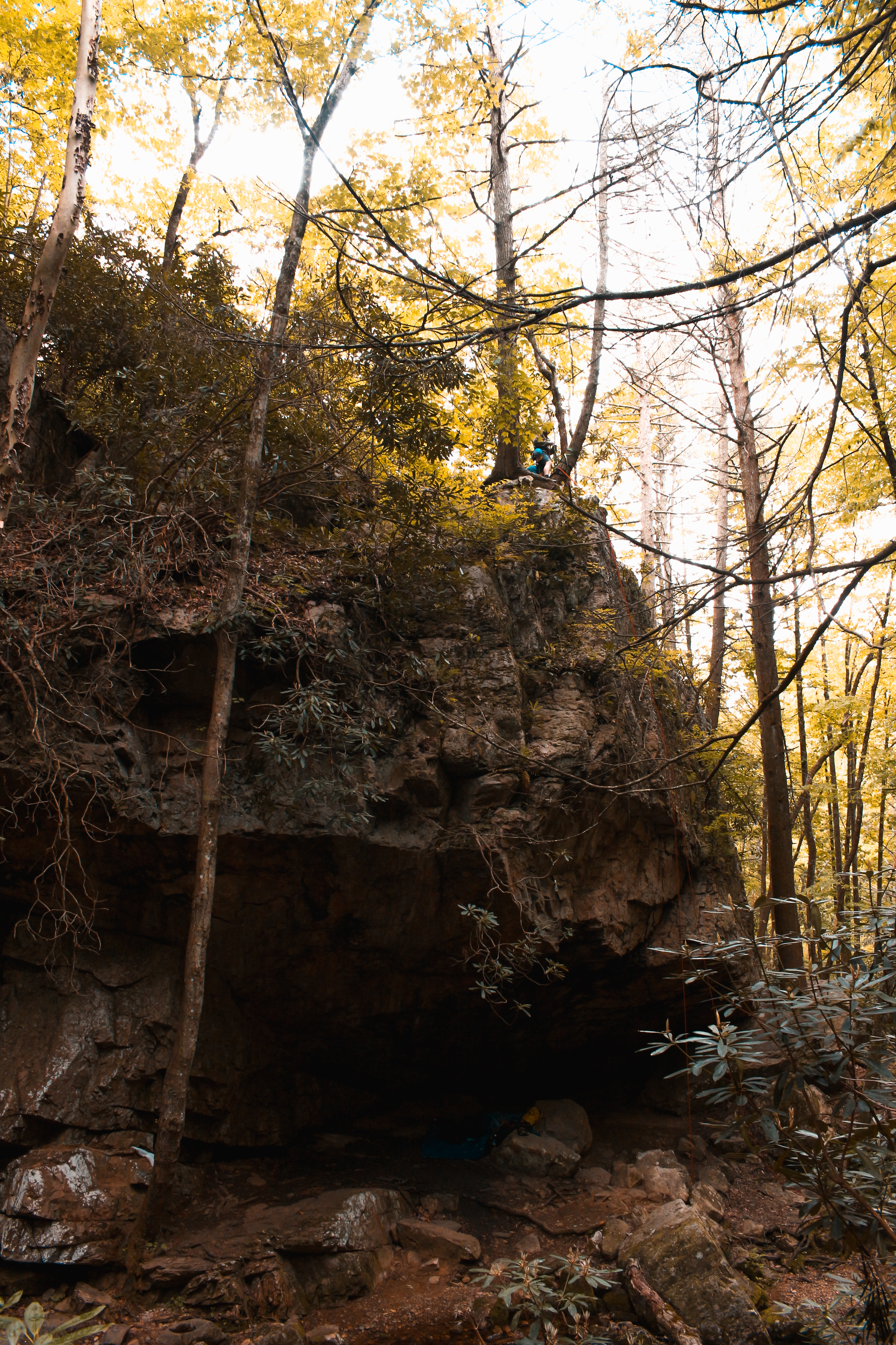 Climb at Blue Hole Falls