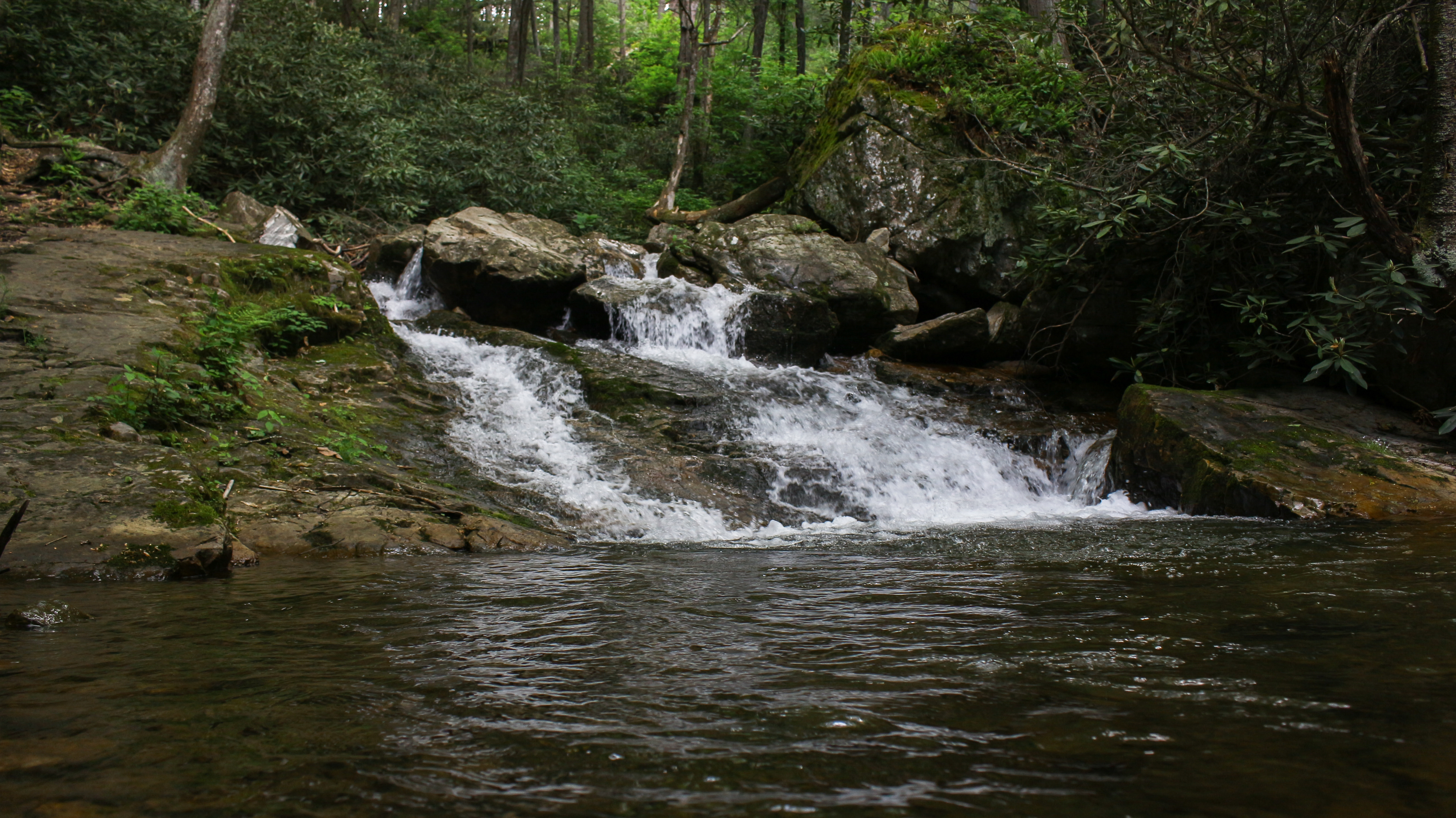 Climb at Blue Hole Falls