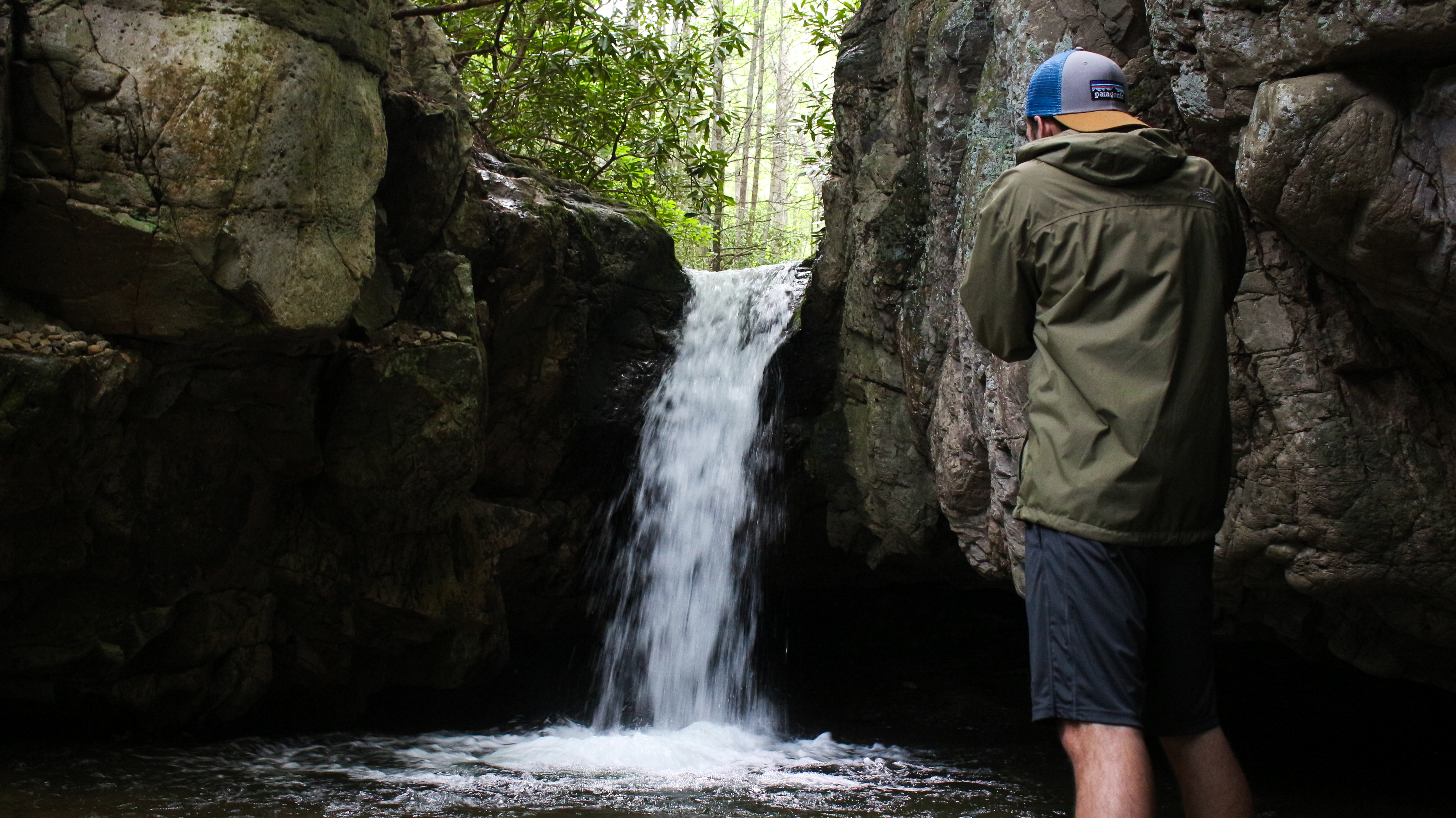 Climb at Blue Hole Falls