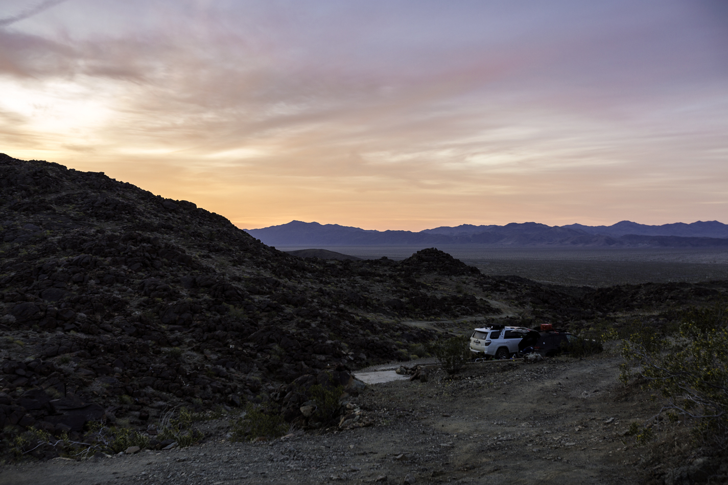Dispersed Camp at Old Dale Mining District