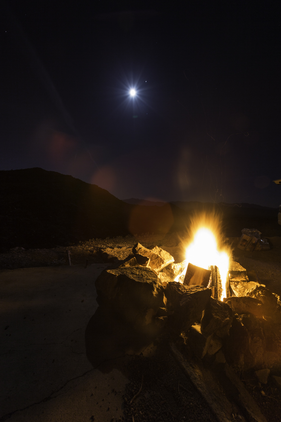 Dispersed Camp at Old Dale Mining District