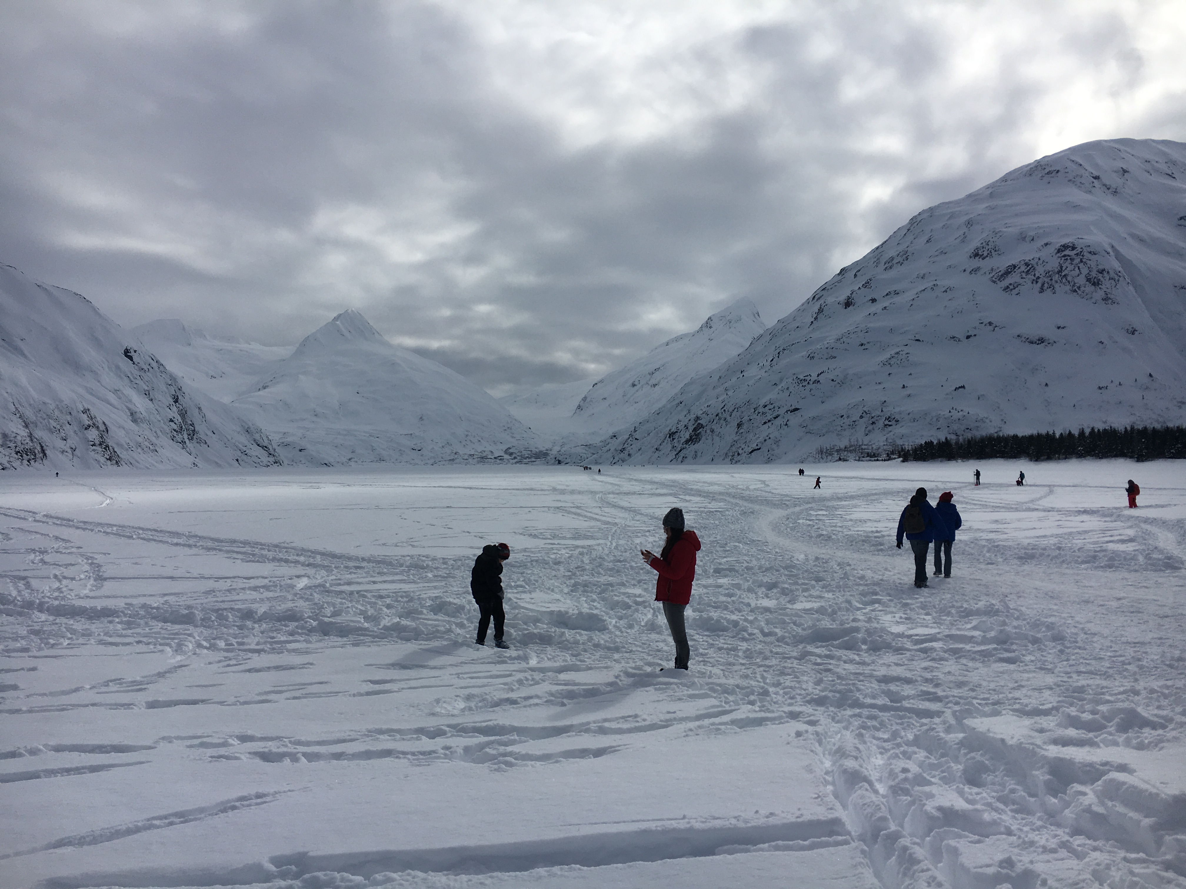 Winter Hike to Portage Glacier