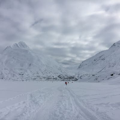 Winter Hike to Portage Glacier