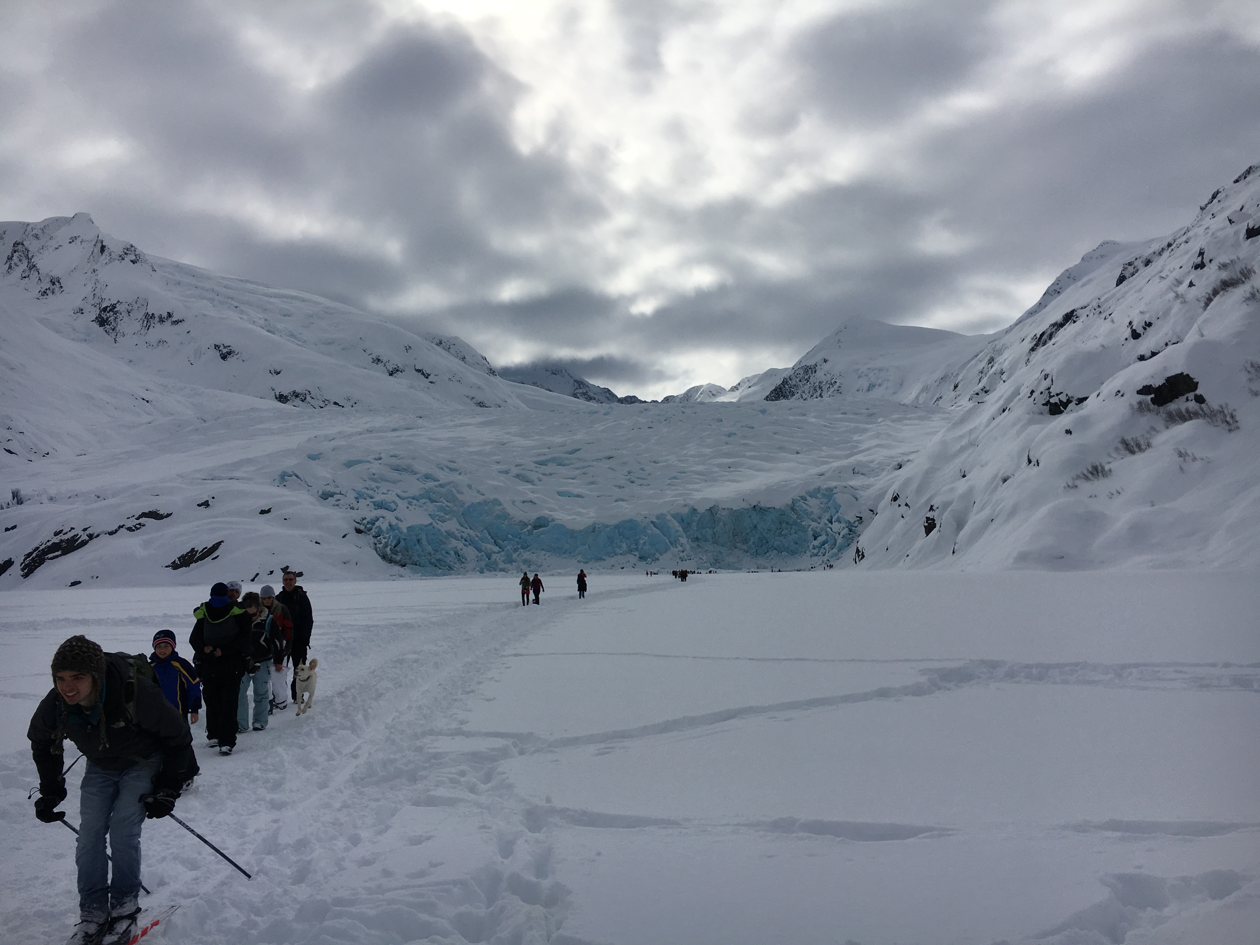 Winter Hike to Portage Glacier