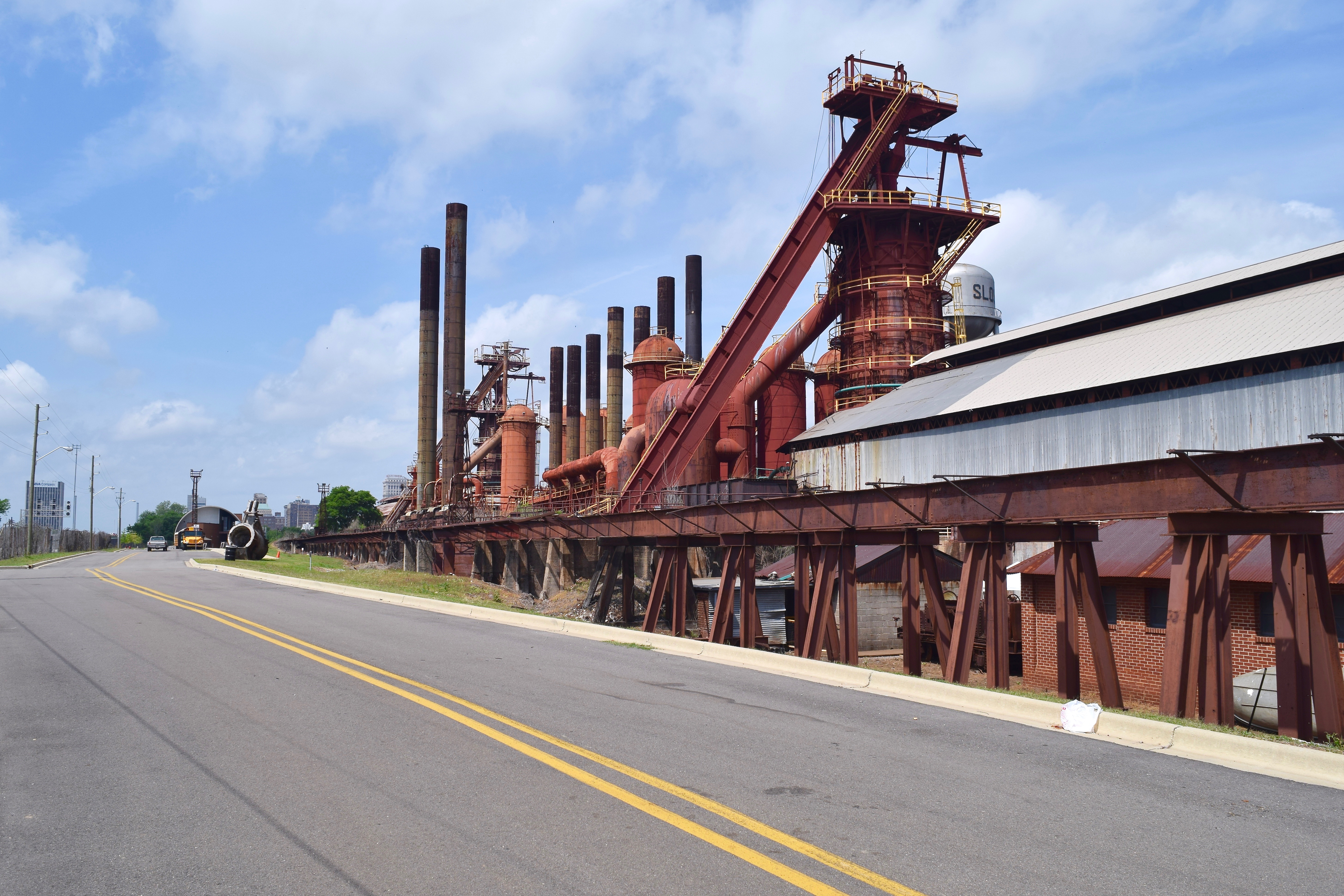 Bike to Sloss Furnace from Railroad Park