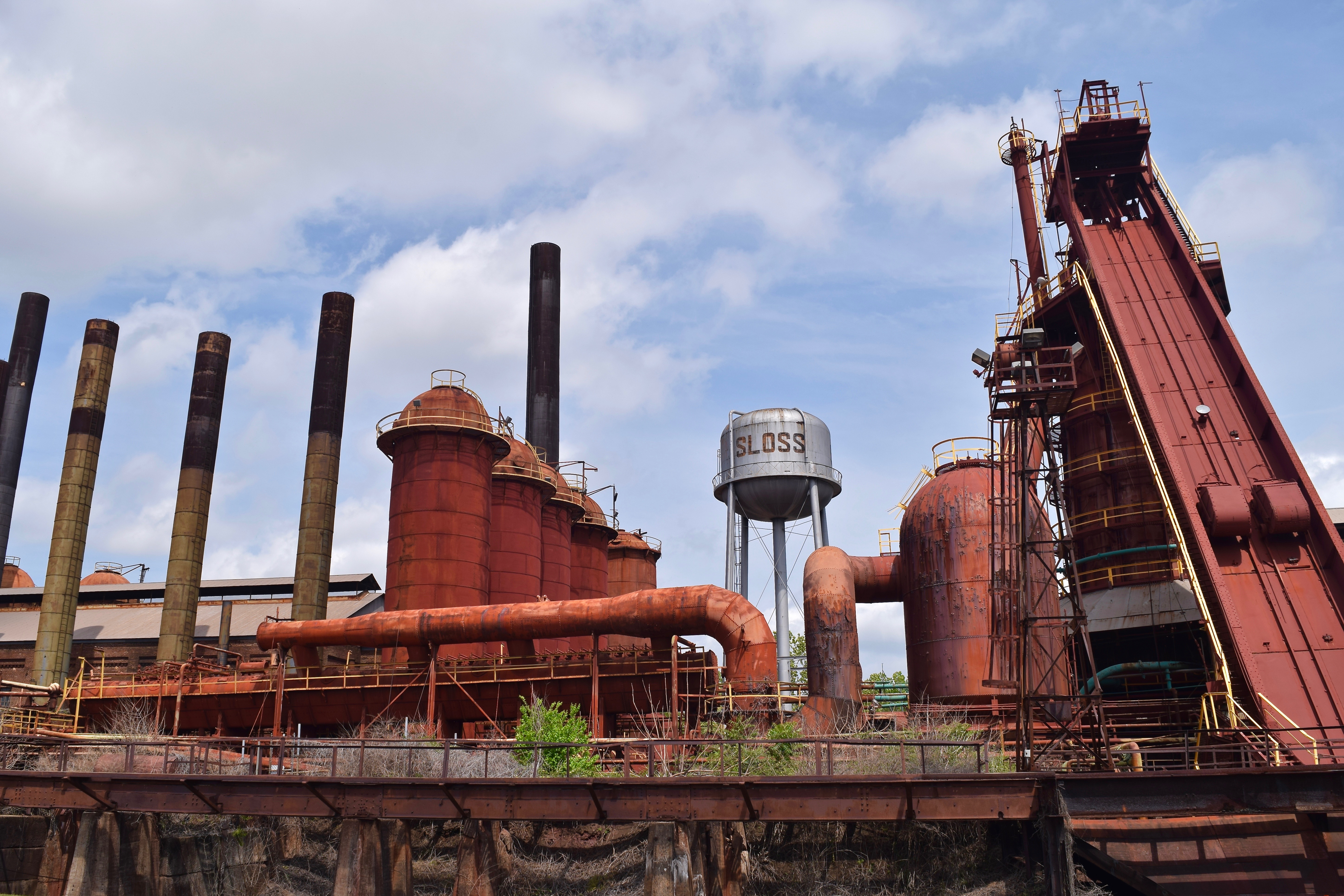 Bike to Sloss Furnace from Railroad Park