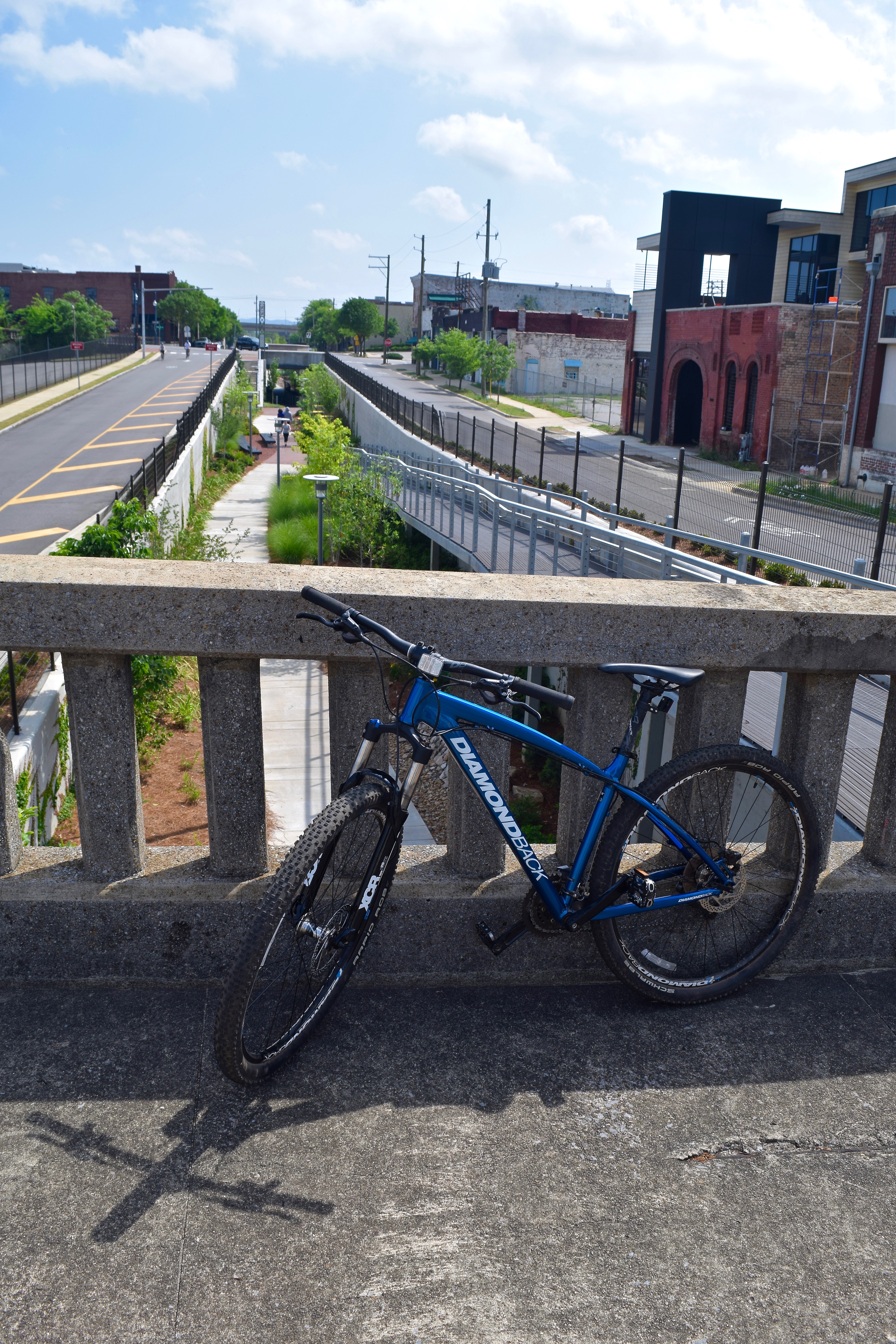 Bike to Sloss Furnace from Railroad Park