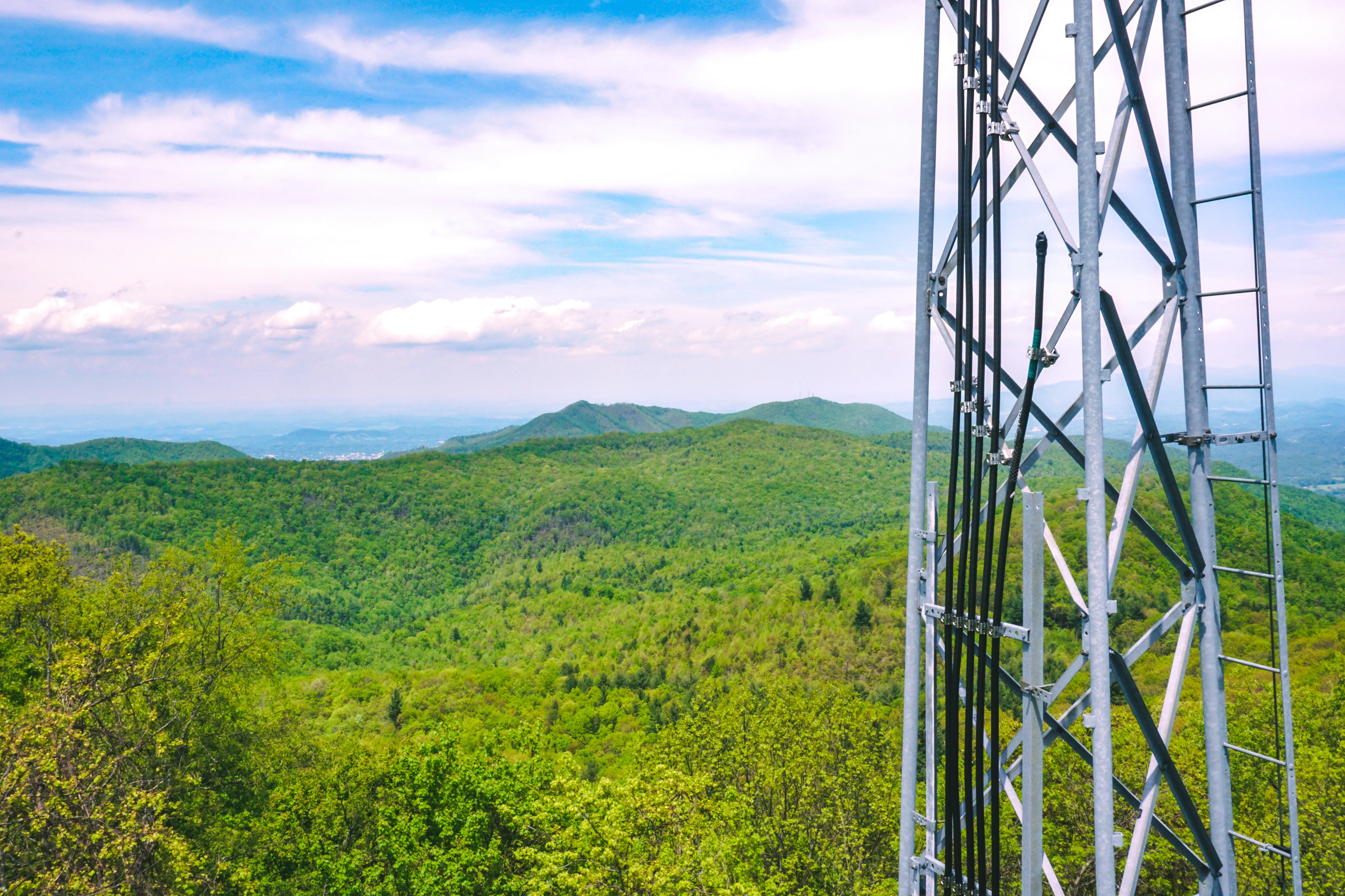 Pinnacle Mountain Fire Tower via Fire Tower Road