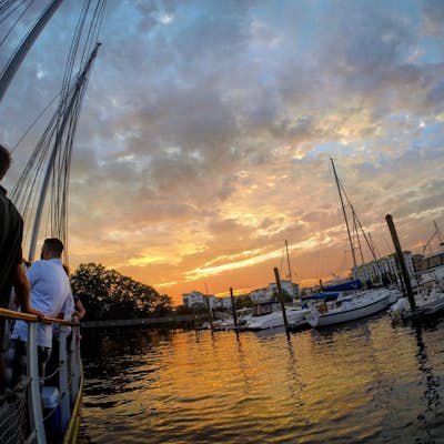 Sunset Sailing in the Long Island Sound