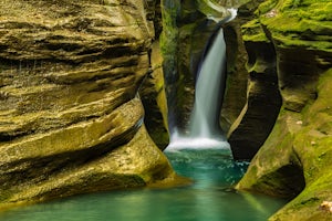 Hike to the Elusive Corkscrew Falls