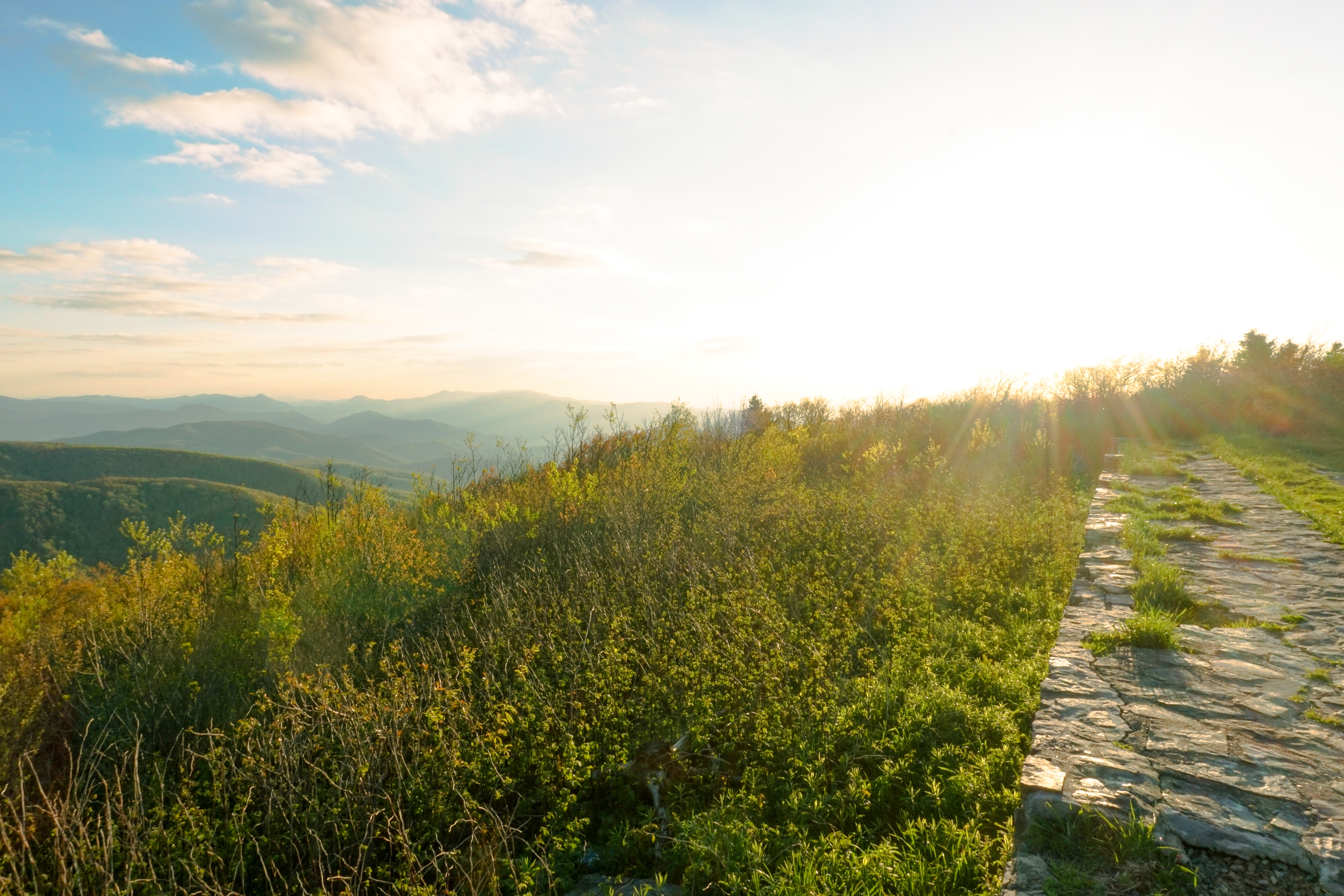 Camp at Unaka Mountain Overlook