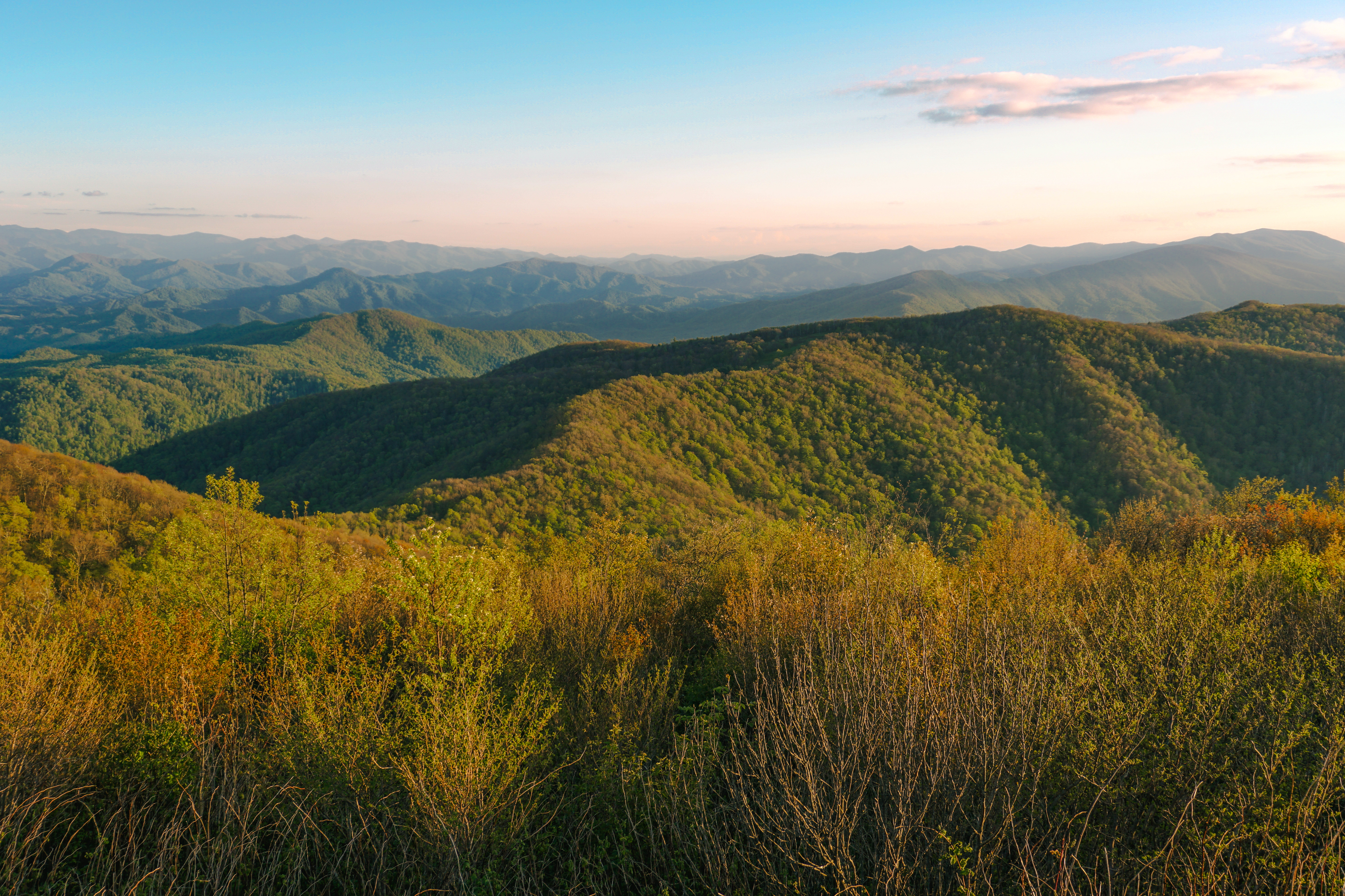 Camp at Unaka Mountain Overlook