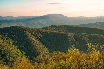 Camp at Unaka Mountain Overlook, Unaka Mountain Overlook