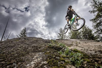 Mountain Bike "Out There" on Wedge Mountain