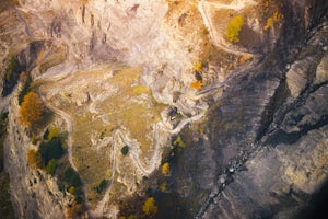 Hike up Gemmi Pass