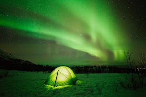 Sleeping Under the Northern Lights in Abisko National Park