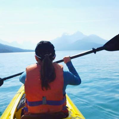 Kayak to Spirit Island in the Canadian Rockies