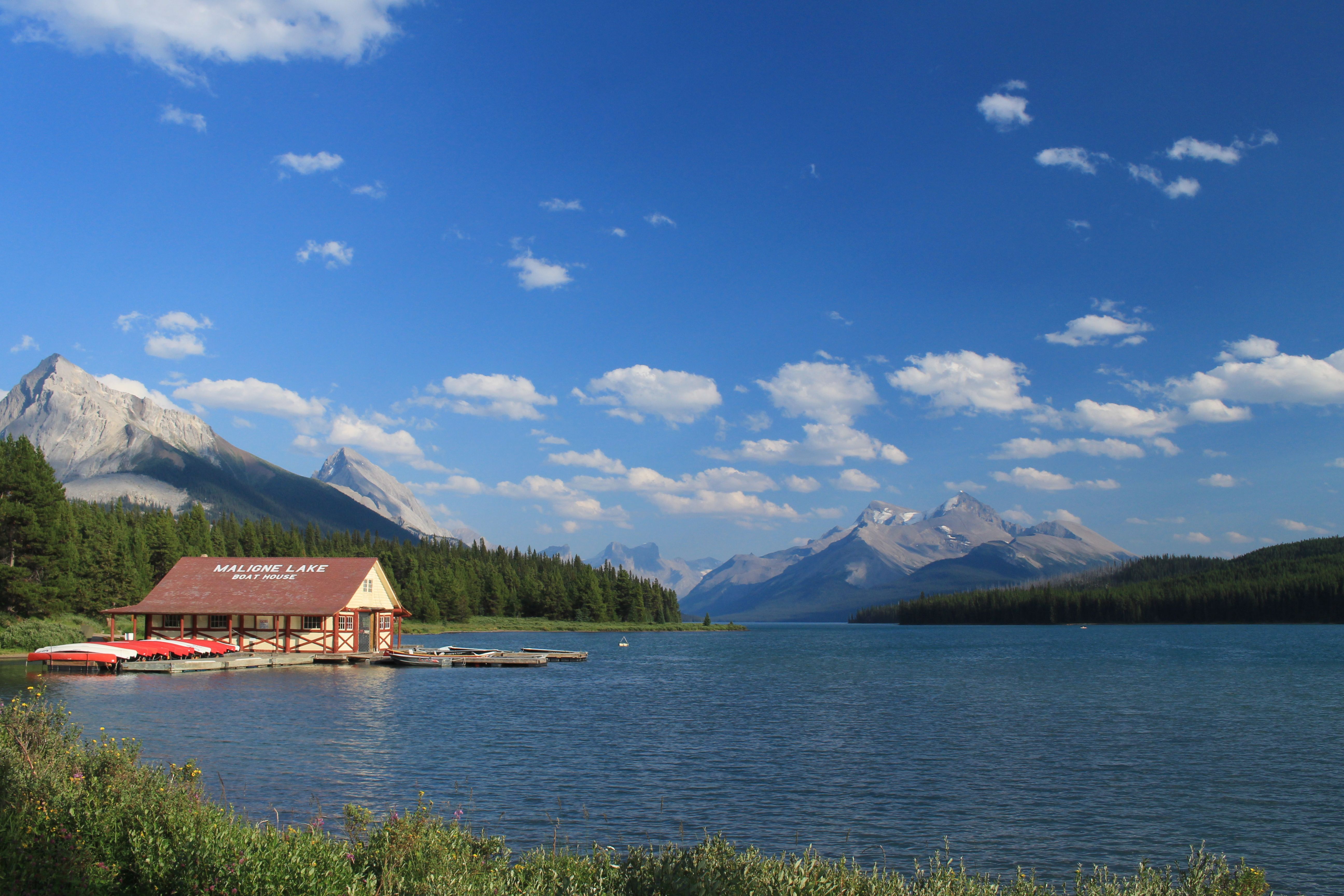 Kayak to Spirit Island in the Canadian Rockies