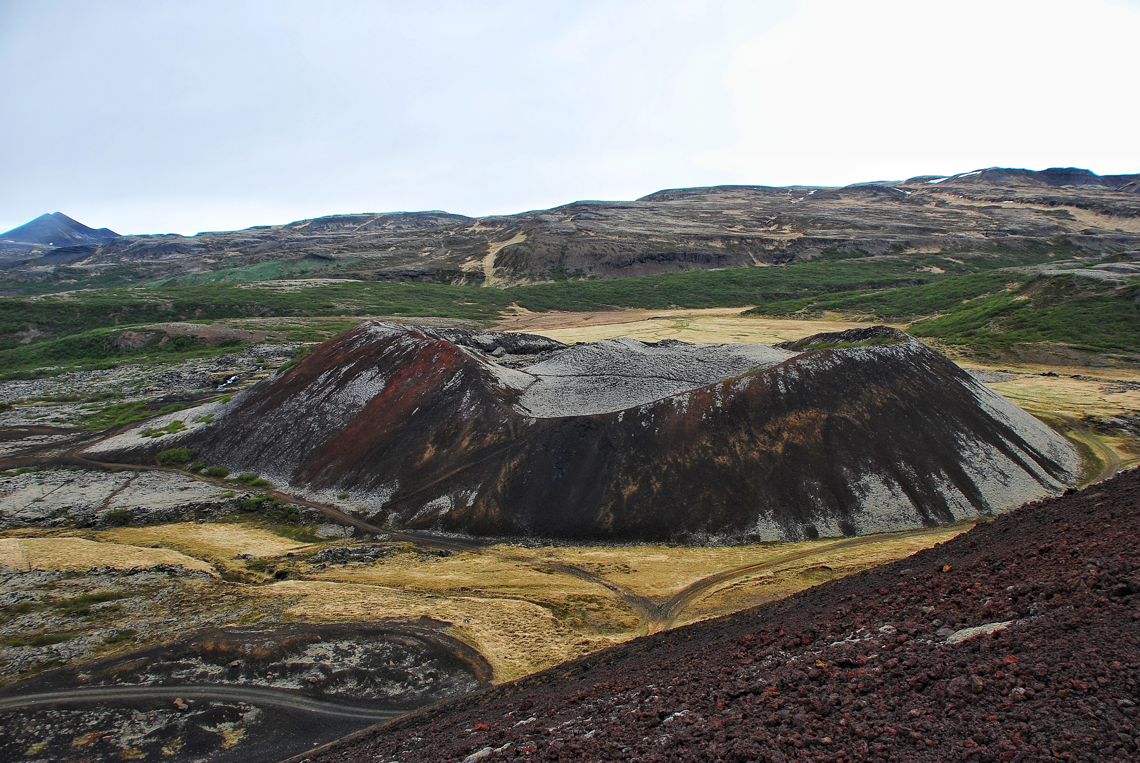 Explore Grábrók Volcano 