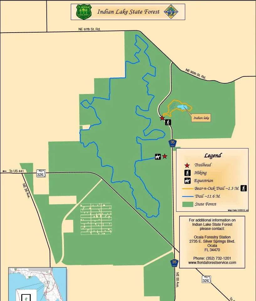 Hike the Bear-N-Oak Trail to Indian Lake