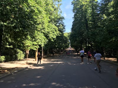 Run in Parque del Retiro 