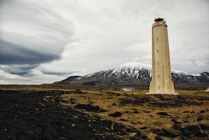 Photograph the Malarrif Lighthouse in Snæfellsjökull National Park