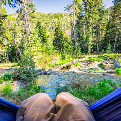 Camp at Upper Lehman Creek Campground, Great Basin NP