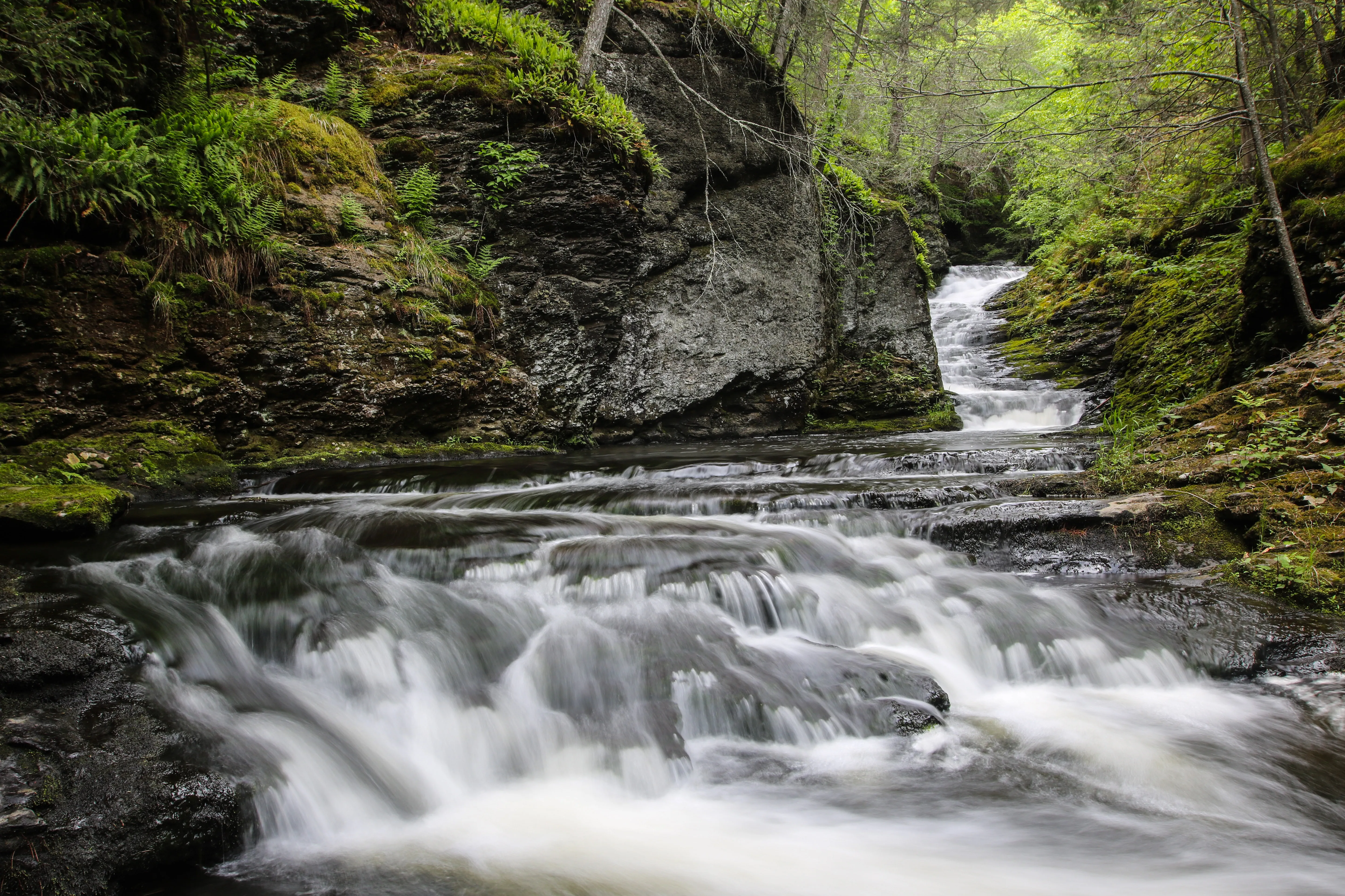 Hike to Indian Ladder Falls Along Hornbecks Creek