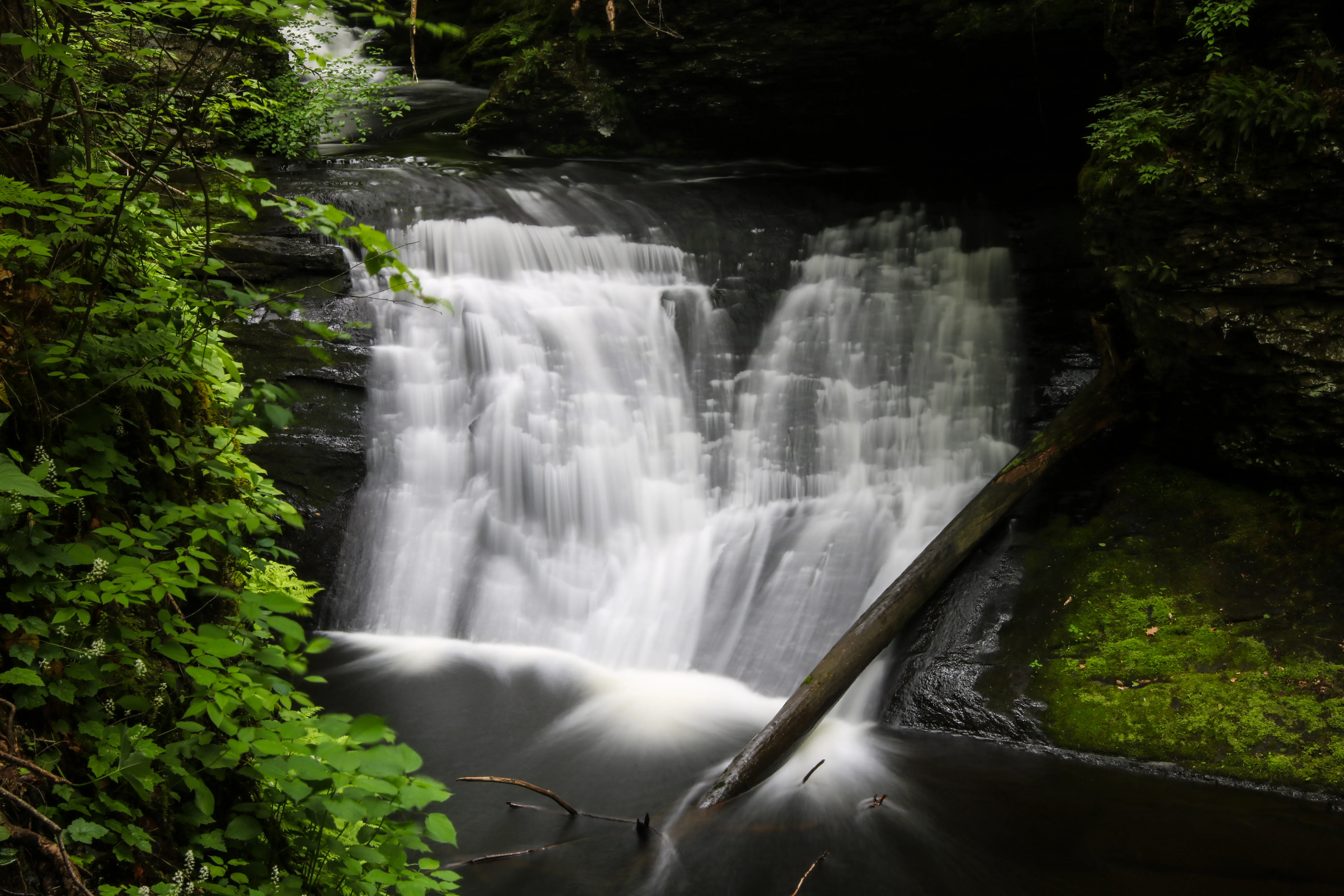 Hike to Indian Ladder Falls Along Hornbecks Creek