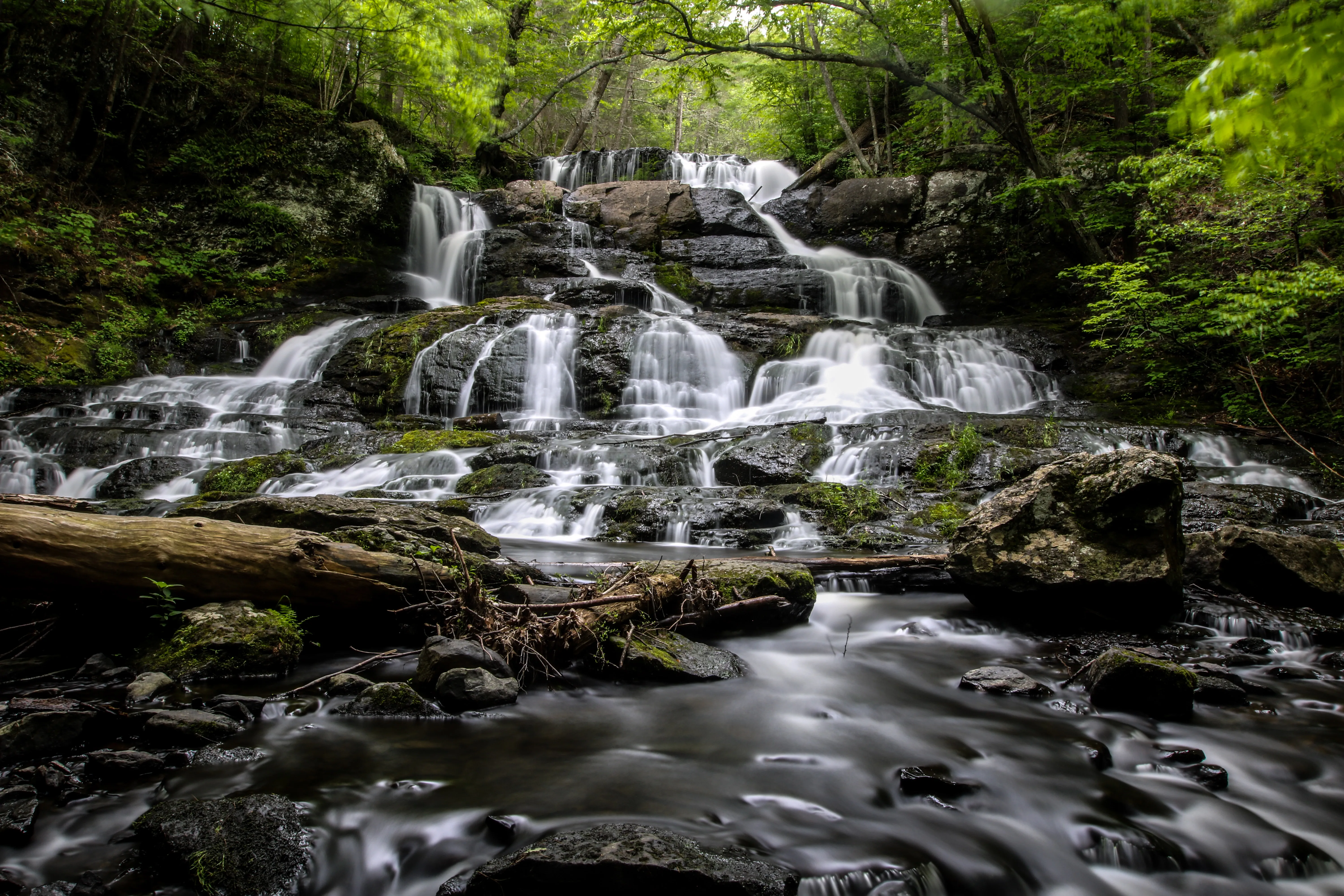 Hike to Indian Ladder Falls Along Hornbecks Creek